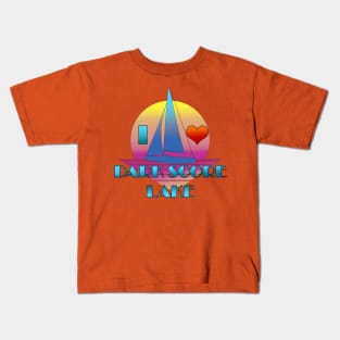 Dark Score Lake Kids T-Shirt